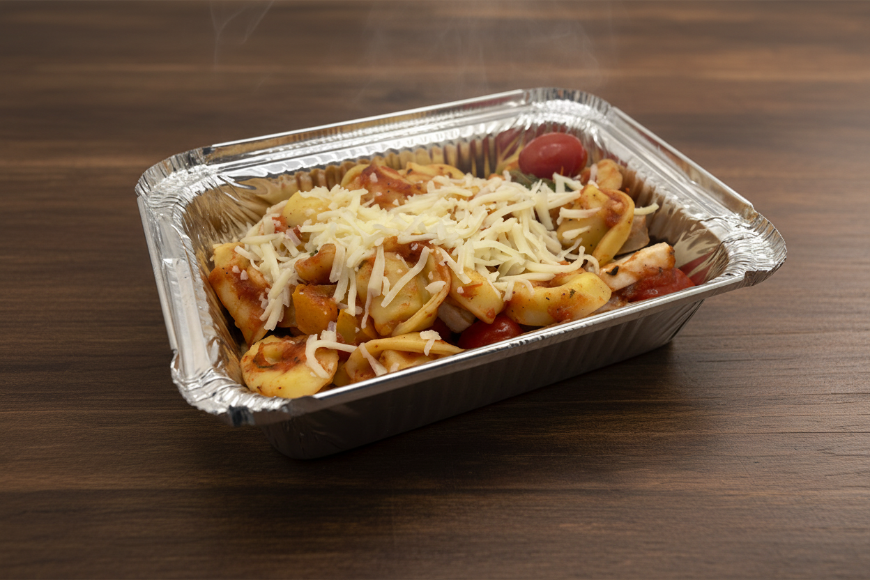 Tortellini Noodles, Bake, veggies, cheese